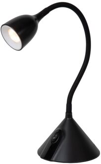 Lucide Bureaulamp Milo Zwart ⌀12,8cm 3,2w