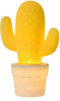 Lucide Cactus Tafellamp 20cm - Geel
