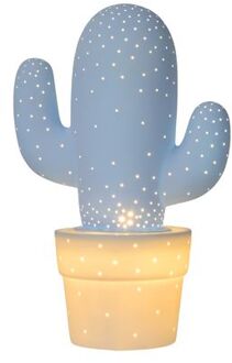 Lucide Cactus Tafellamp 20cm - Pastel Blauw