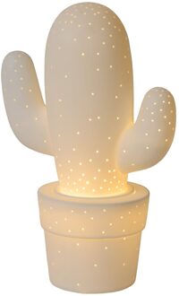 Lucide Cactus Tafellamp Wit