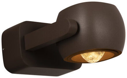 Lucide CAPRI - Wandspot / Wandlamp Binnen/Buiten - LED - 1x8W 2700K - IP54 - Koffie | Essential