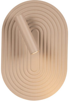 Lucide CARMINO - Wandlamp - LED - 1x14W 2700K - Taupe | Essential