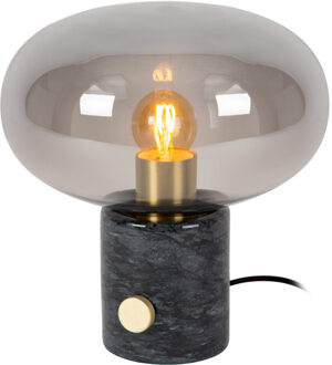 Lucide CHARLIZE - Tafellamp - Ø 23 cm - 1xE27 - Fumé Grijs