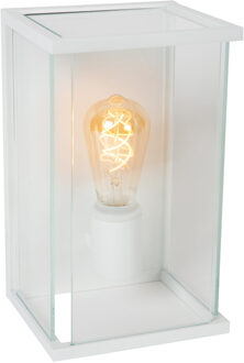 Lucide CLAIRE - Wandlamp Binnen/Buiten - 1xE27 - IP54 - Wit