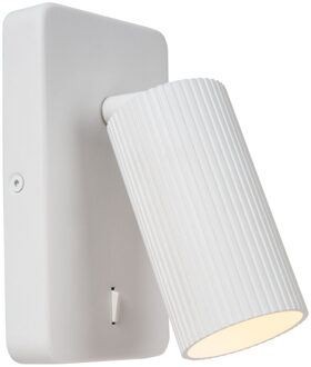 Lucide CLUBS - Bedlamp / Wandlamp - 1xGU10 - Wit