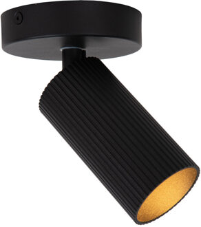 Lucide CLUBS - Plafondspot - 1xGU10 - Zwart