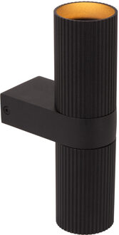 Lucide CLUBS - Wandspot / Wandlamp - 2xGU10 - Zwart