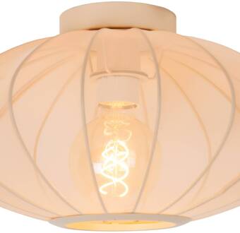 Lucide Corina plafondlamp, crème, Ø 40 cm, E27