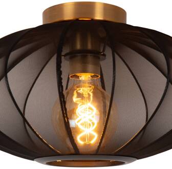 Lucide Corina plafondlamp, zwart, Ø 40 cm, E27 zwart, goud