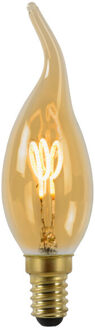 Lucide CT35 - Filament lamp - Ø 3,5 cm - LED 3 StepDim (Memory) - E14 - 1x3W 2200K - Amber