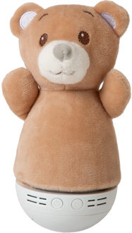 Lucide DOLLY - Tafellamp Kinderkamer - Batterijen - LED - 1x3W 2700K - Met muziekfunctie - Bruin