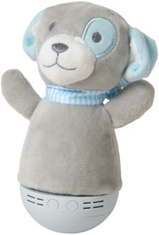 Lucide DOLLY - Tafellamp Kinderkamer - Batterijen - LED - 1x3W 2700K - Met muziekfunctie - Grijs