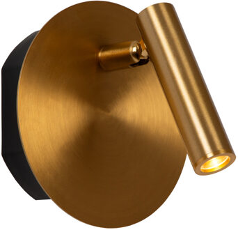 Lucide Draadloze Wandlamp Jolijn Magnetisch Messing ⌀10,2cm 2w