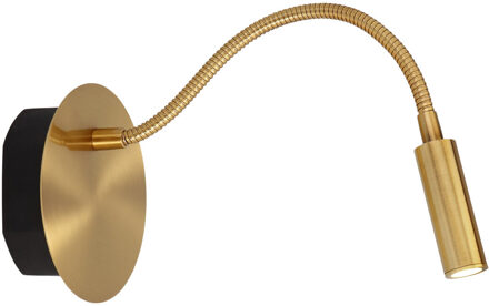 Lucide Draadloze Wandlamp Jolijn Magnetisch Messing ⌀11cm 2w