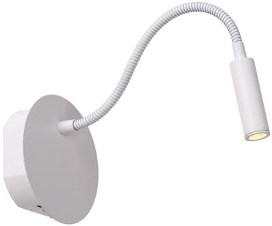 Lucide Draadloze Wandlamp Jolijn Magnetisch Wit ⌀11cm 2w