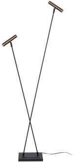 Lucide DUARTE - Vloerlamp - 2xG9 - Koffie | Vibes