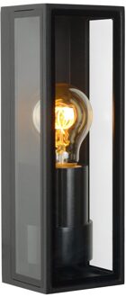 Lucide DUKAN - Wandlamp Buiten - 1xE27 - IP65 - Zw Zwart