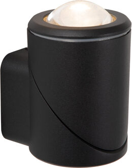 Lucide ERIN - Wandspot / Wandlamp Binnen/Buiten - LED - 1x5W 2700K - IP65 - Zwart