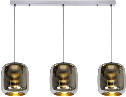 Lucide ERYN Hanglamp 3xE27 - Chroom Zilver