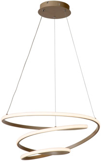 Lucide ESPIRAL - Hanglamp - LED Dimb. - CCT - 1x40W 2700K/4000K - Taupe | Essential