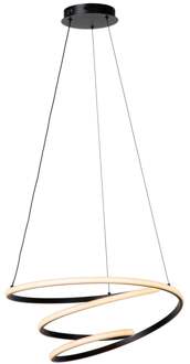 Lucide ESPIRAL - Hanglamp - LED Dimb. - CCT - 1x40W 2700K/4000K - Zwart | Essential