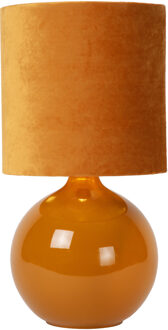 Lucide ESTERAD - Tafellamp - Ø 24 cm - 1xE14 - Okergeel