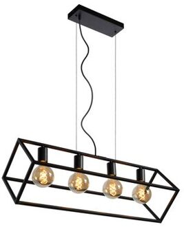 Lucide FABIAN Hanglamp 4xE27 - Zwart