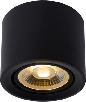 Lucide FEDLER - Plafondspot - Ø 12 cm - LED Dim to warm - GU10 (ES111) - 1x12W 2200K/3000K - Zwart