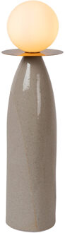 Lucide FIGARO - Tafellamp - Ø 12 cm, H 45cm - 1xG9 - Grijs