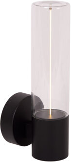 Lucide FILANI - Wandlamp Binnen/Buiten - LED - 1x8W 2700K - IP54 - Zwart | Essential
