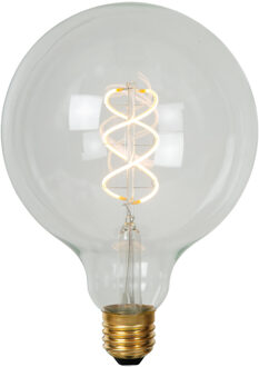 Lucide G125 - Filament lamp - Ø 12,5 cm - LED Dimb. - E27 - 1x4,9W 2700K - Transparant