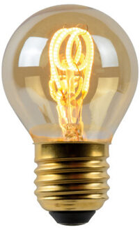 Lucide G45 - Filament lamp - Ø 4,5 cm - LED 3 StepDim (Memory) - E27 - 1x3W 2200K - Amber