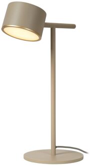 Lucide GIAN - Tafellamp - LED Dimb. - 1x9W 2700K - Taupe