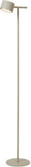 Lucide GIAN - Vloerlamp - LED Dimb. - 1x9W 2700K - Taupe