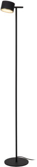 Lucide GIAN - Vloerlamp - LED Dimb. - 1x9W 2700K - Zwart