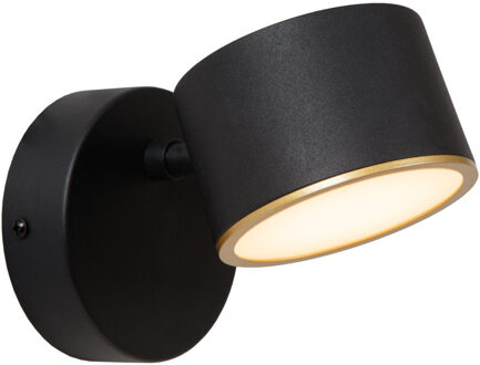 Lucide GIAN - Wandlamp - LED Dimb. - 1x9W 2700K - Zwart