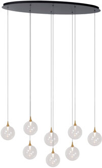 Lucide GISELA - Hanglamp - LED Dimb. - 8x3,9W 2700K - Transparant | Premium