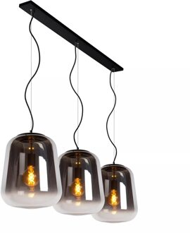Lucide GLORIO - Hanglamp - 3xE27 - Zwart