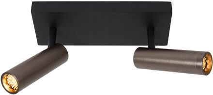 Lucide GRADO - Plafondspot - 2xGU10 (MR11) - Grijs ijzer