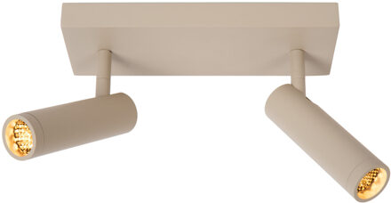 Lucide GRADO - Plafondspot - 2xGU10 (MR11) - Taupe