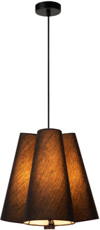 Lucide GREGORY - Hanglamp - Ø 34,3 cm - 3xE27 - Zwart