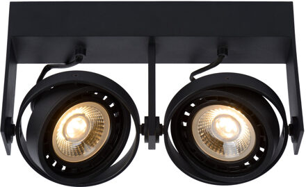 Lucide GRIFFON Plafondspot 2xGU10 (ES111) - Zwart