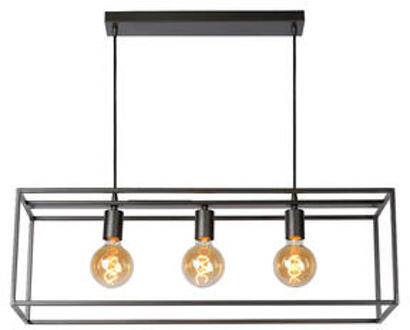 Lucide hanglamp Arthur - grijs - 70x25 cm - Leen Bakker - 25 x 70