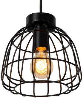Lucide Hanglamp Filox, zwart, 3-lamps, langwerpig