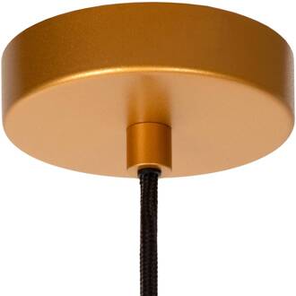 Lucide Hanglamp Gunhild, 1-lamp transparant, crème