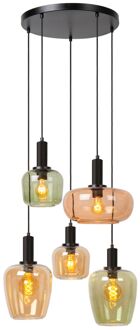 Lucide Hanglamp Ilona Zwart 5xe27