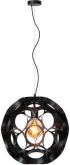 Lucide HANNELORE - Hanglamp - Ø 40 cm - 1xE27 - Zwart