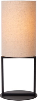 Lucide HERMAN - Tafellamp - Ø 20 cm - 1xE27 - Beige