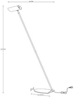 Lucide HESTER Leeslamp 1xGU10 - Wit
