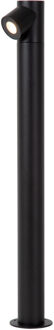 Lucide IBAMBA - Sokkellamp - LED - 1x6W 3000K - IP65 - Zwart